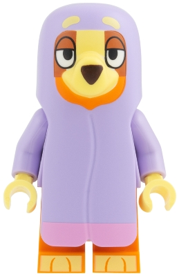 Minifig LEGO Bluey blu010 Bingo in Grannies Costume (Rita)