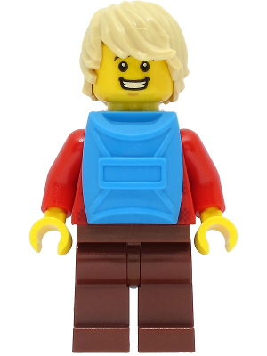 LEGO® Mini-Figurines City - LEGO® Mini-Figurine Fille Bonnet et Cheveux  Long - La boutique Briques Passion