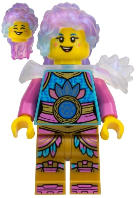 Minifig Lego Dreamzzz drm104 Izzie - Satin Trans-Clear Armor