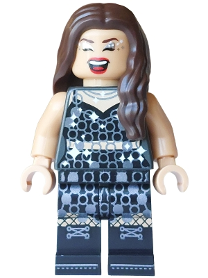 Minifig LEGO Éditions edi011 Olivia Rodrigo - Black and Silver Outfit