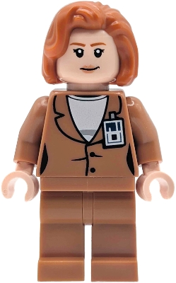 Minifig LEGO Ideas idea285 Dana Scully - Medium Nougat Outfit