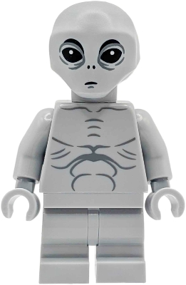 Minifig LEGO Ideas idea288 Gray Alien (Colonist)