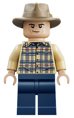 Minifig LEGO Jurassic World jw148 Dr. Alan Grant - Tan Shirt