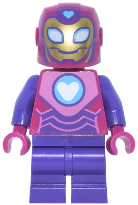 Minifig LEGO Marvel Super Heroes sh1144 Ironheart - Magenta Armor