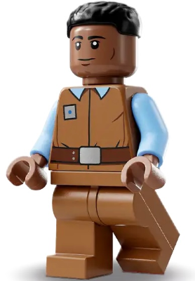 LEGO Star Wars Captain Rex Minifigure Head Shadow Stubble Pattern
