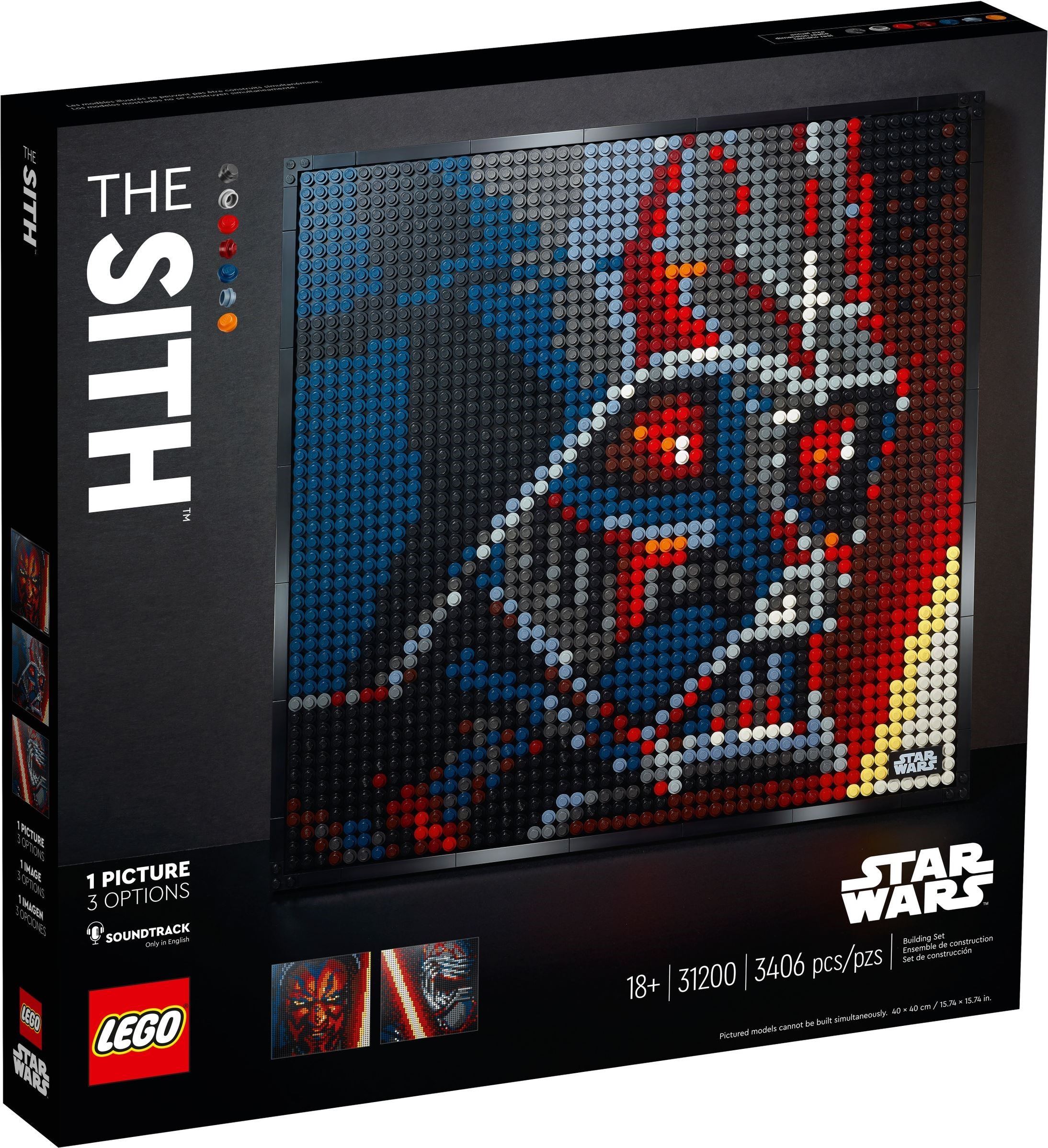 Lego 31200 Star Wars The Sith - Lego ART set for sale best price