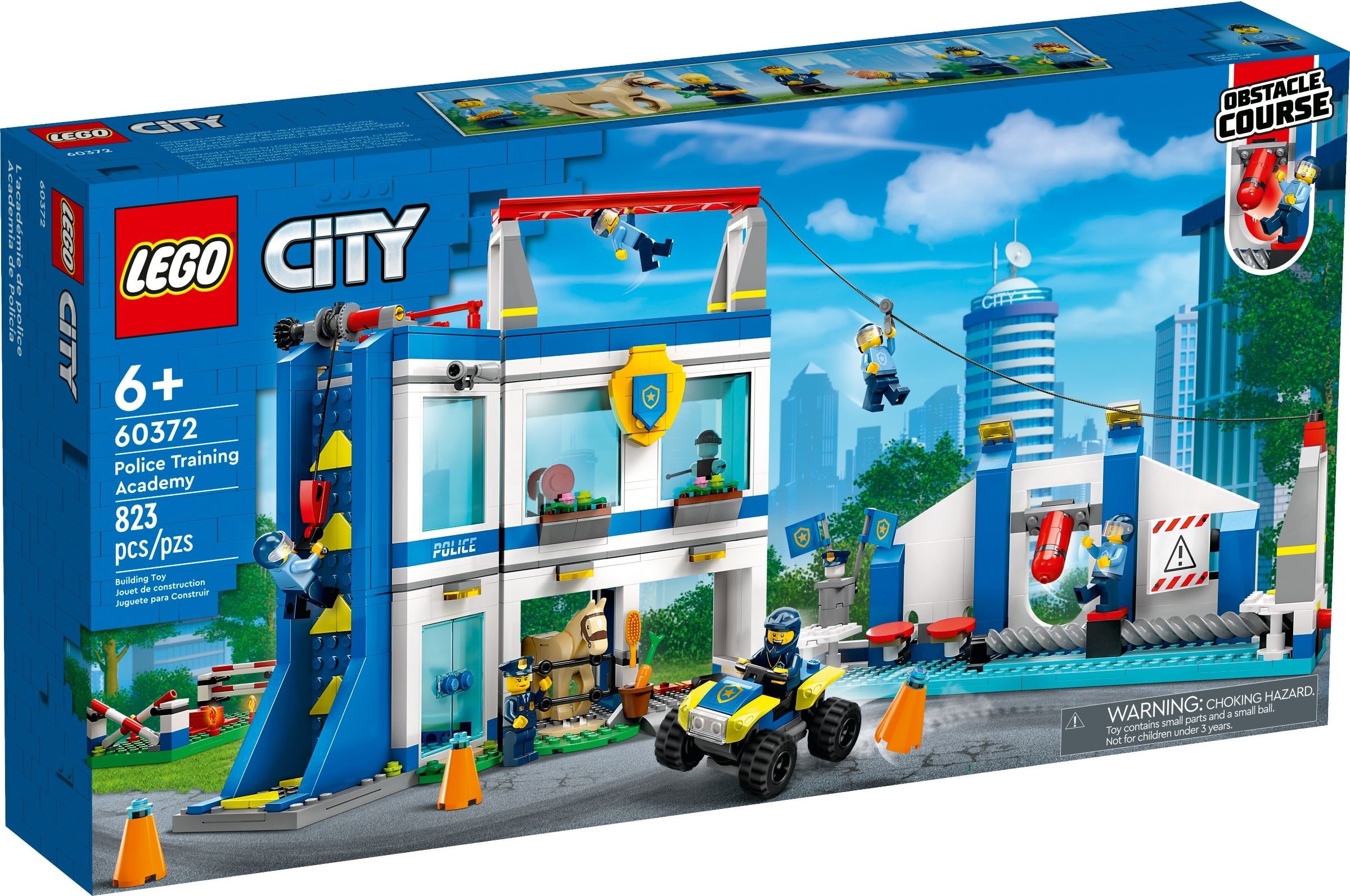 LEGO 60364 City Le Skatepark Urbain, avec Vélo BMX, Skateboard,  Trottinette, Rollers et 4 Minifigurines pour
