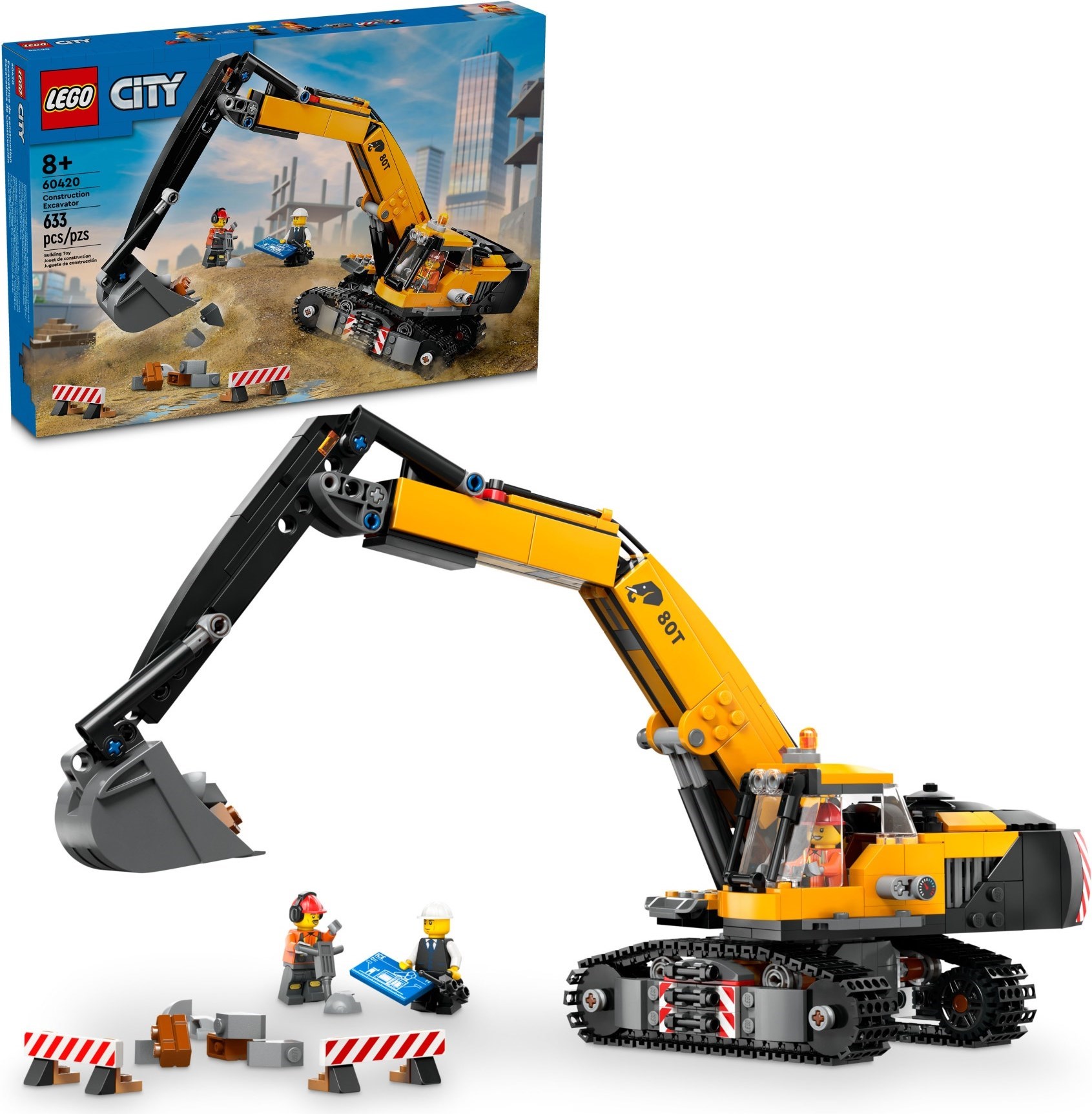 Lego 60420 Construction Excavator - Lego City set for sale best price