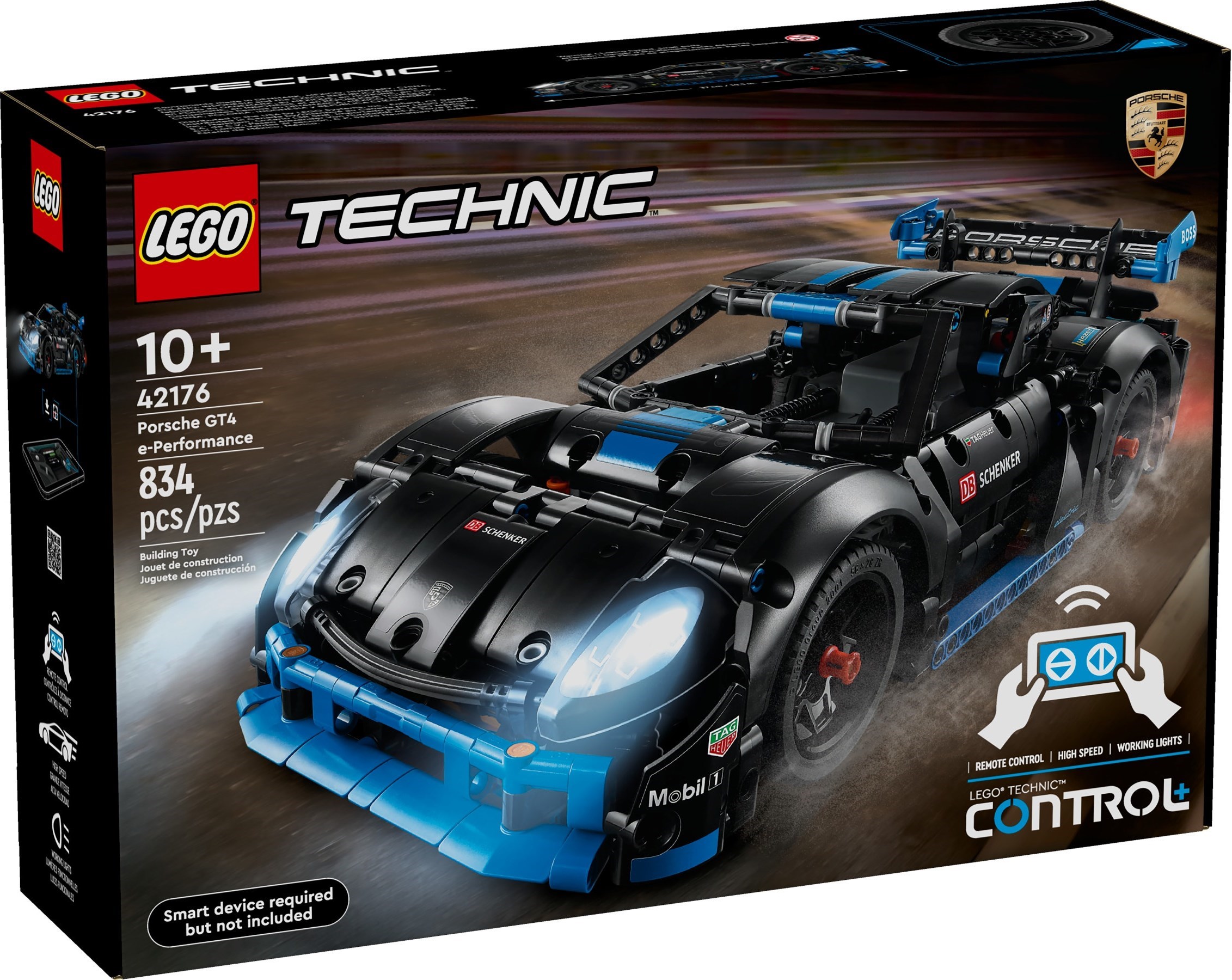 Lego 42176 Porsche GT4 e-Performance Race Car - Lego Technic set for ...