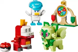 Set LEGO Pokémon 72158 SMART Play: Combat entre Poussacha, Chochodile et Coiffeton
